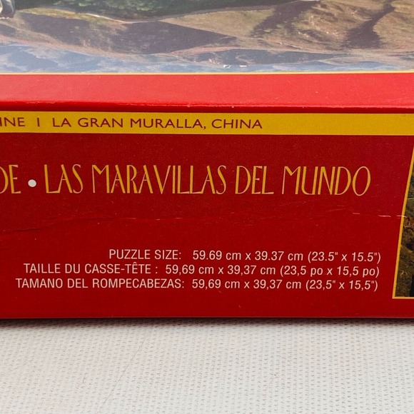 Great Wall of China 750 Jigsaw Puzzle 23x15 Wonders‎ of the World Sure-Lox New - Picture 4 of 6